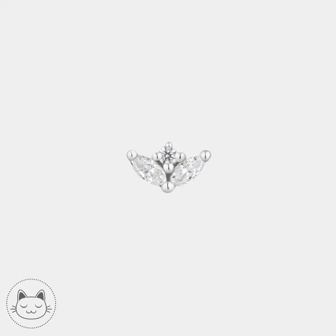 Buddha Jewelry - Pur - Zircons. Kawaii Place piercing