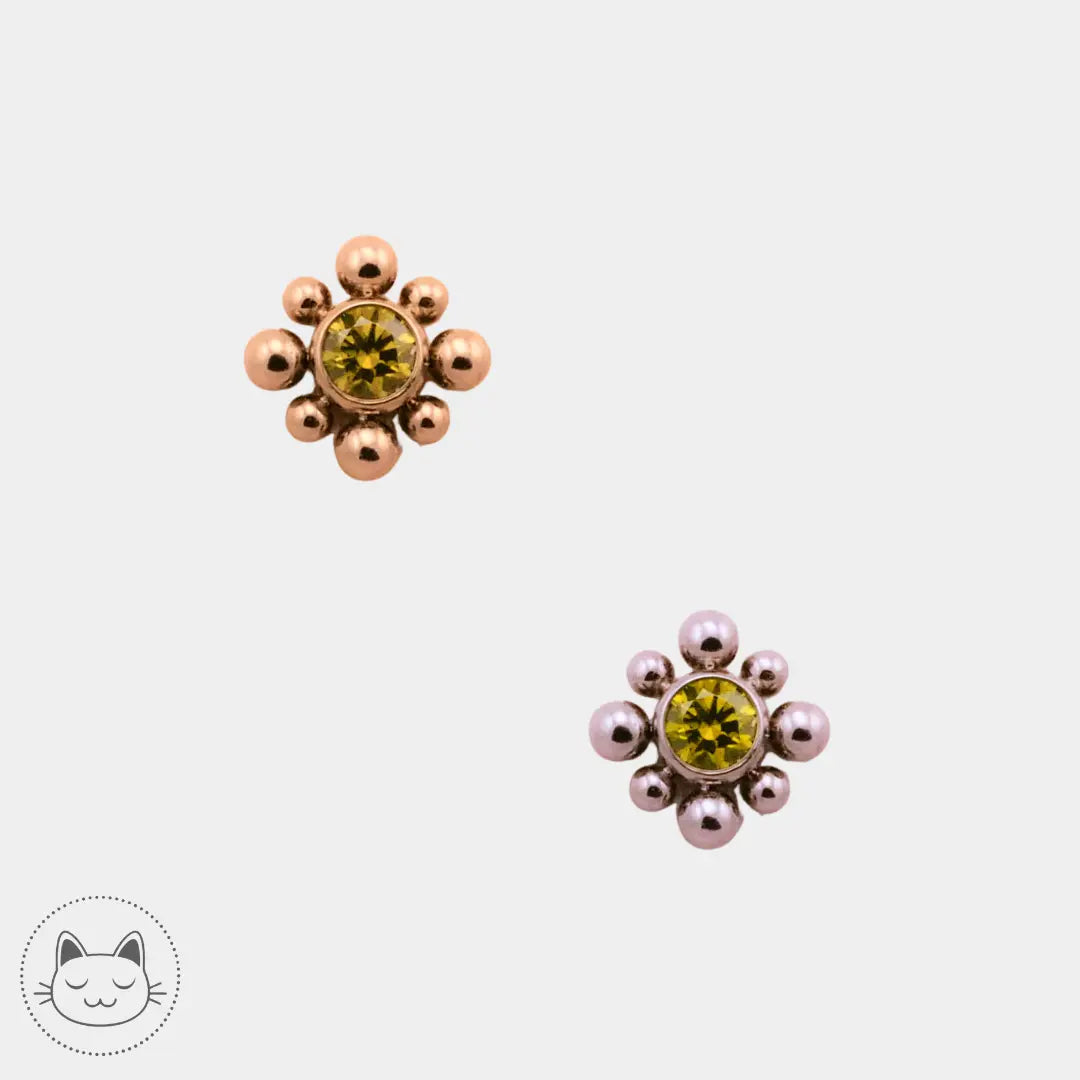 LeRoi - 15t jaune - Titane Kawaii Place piercing