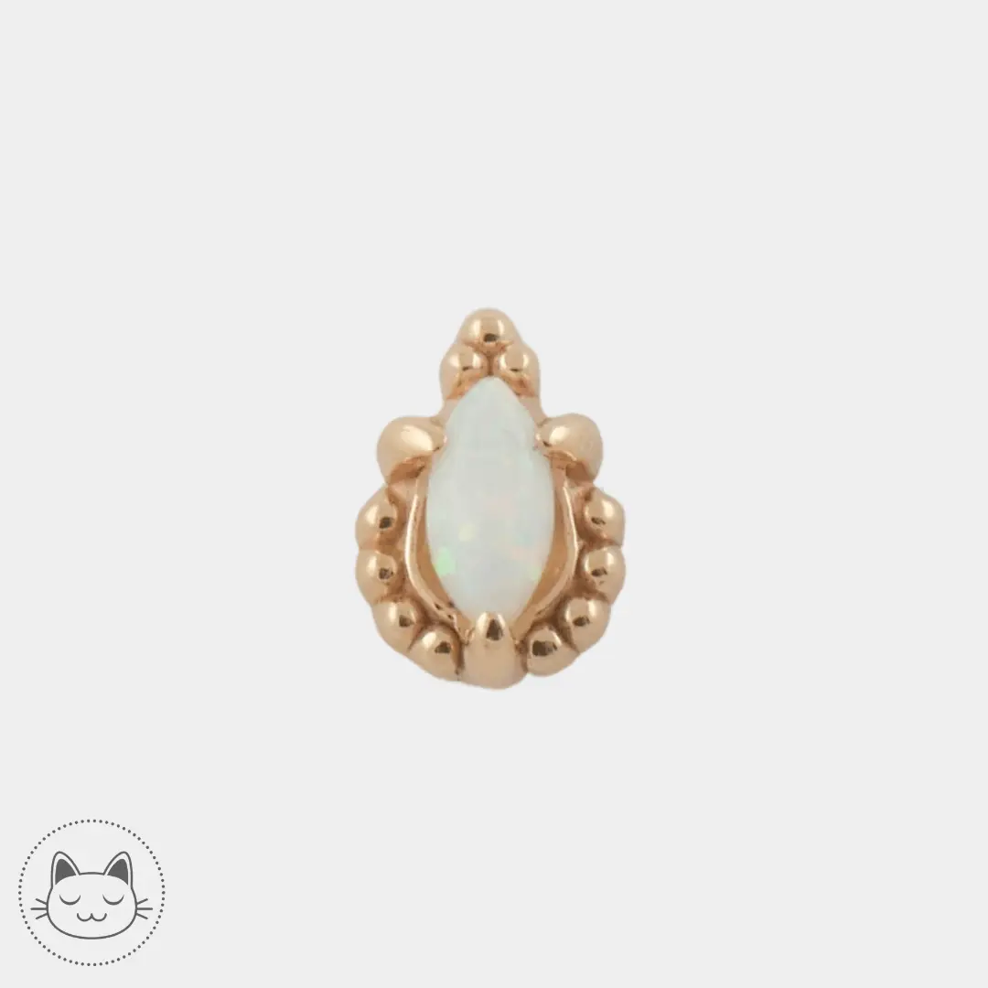 Sacred Symbols - S086 - Opale Blanche - Kawaii Place piercing
