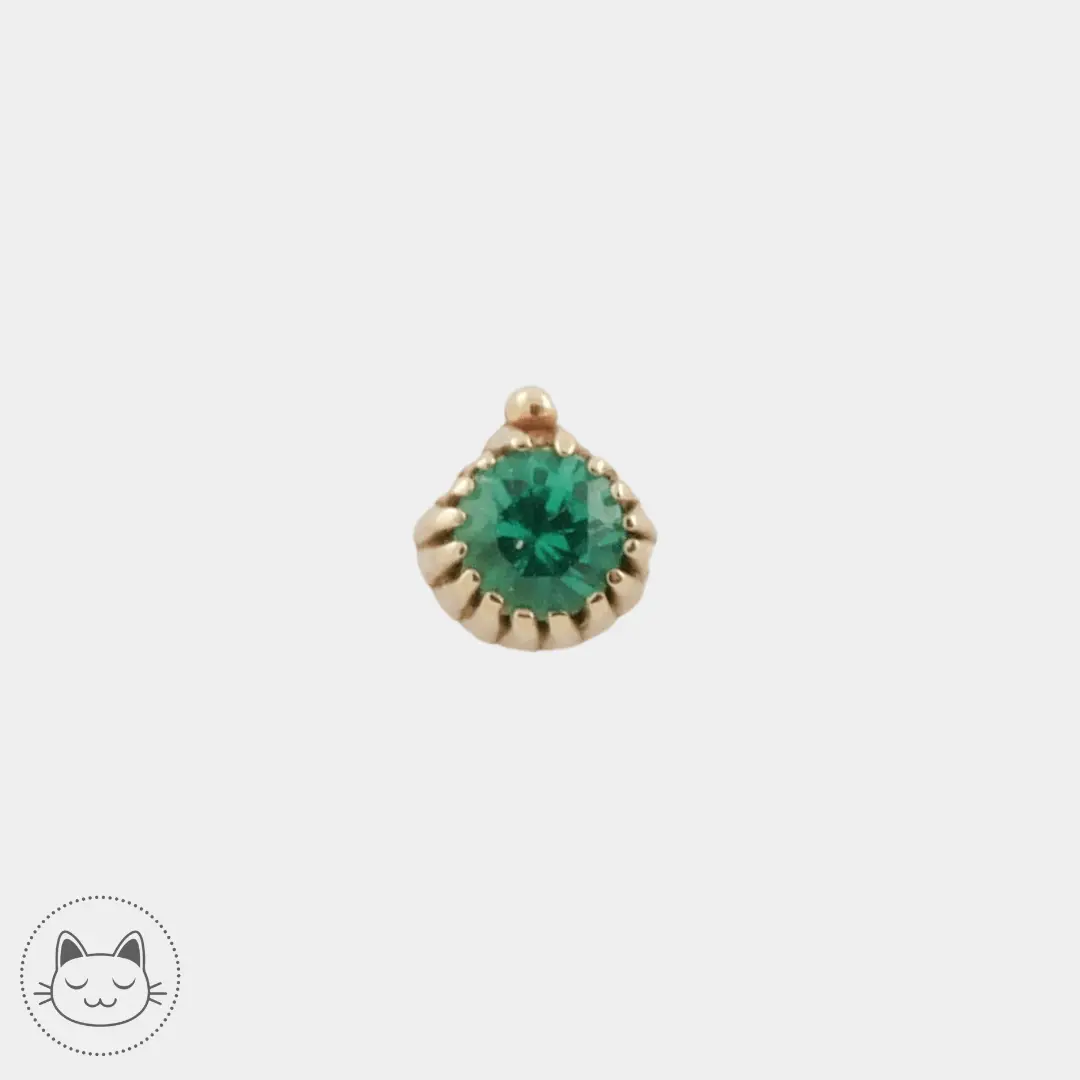 Sacred Symbols - S006 - Chrysoprase - Kawaii Place piercing