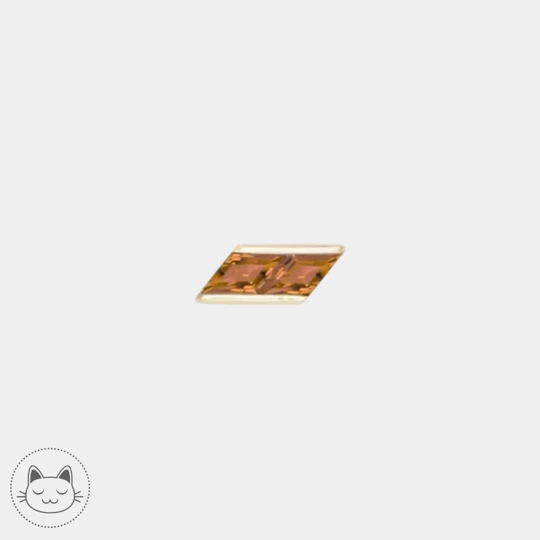 Buddha Jewelry - Joia - Grenat orange Kawaii Place piercing