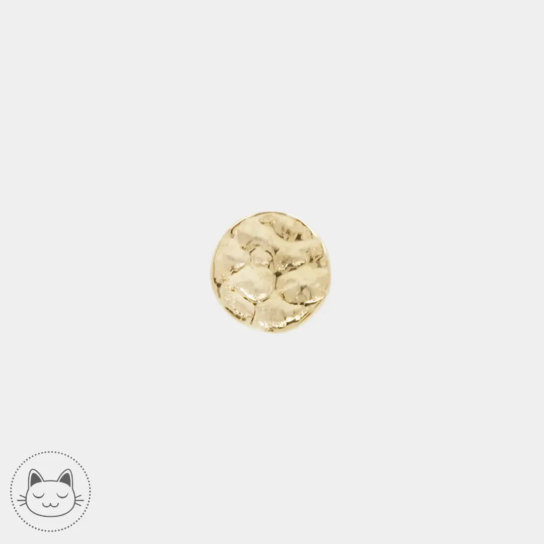 Buddha Jewelry - Hammered Disk Kawaii Place piercing