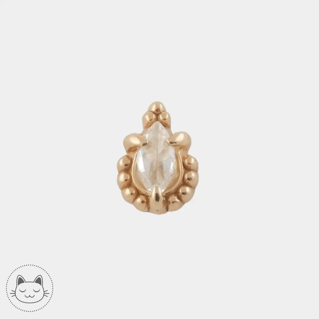 Sacred Symbols - S086 - Zircon Blanc - Kawaii Place piercing