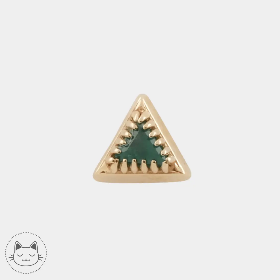 Sacred Symbols - S043 - Chrysoprase - Kawaii Place piercing