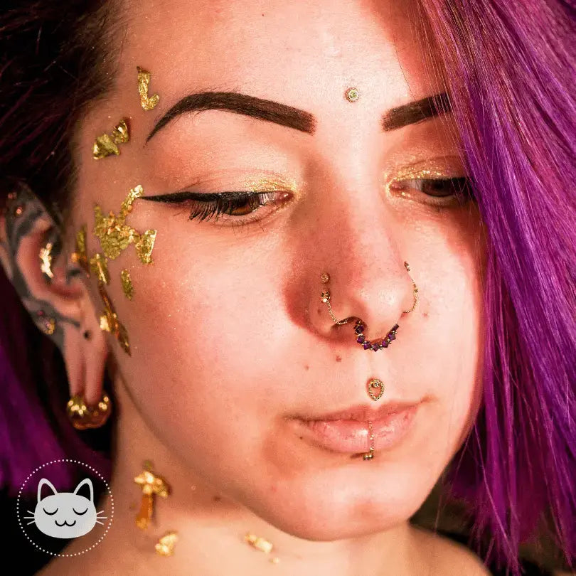 BVLA - Tiffany - Améthystes sablées - Kawaii Place piercing