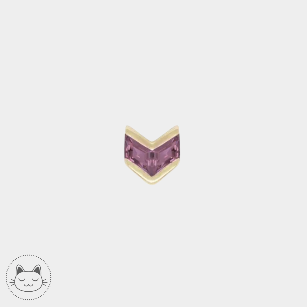 Buddha Jewelry - Vande - Améthyste Kawaii Place piercing