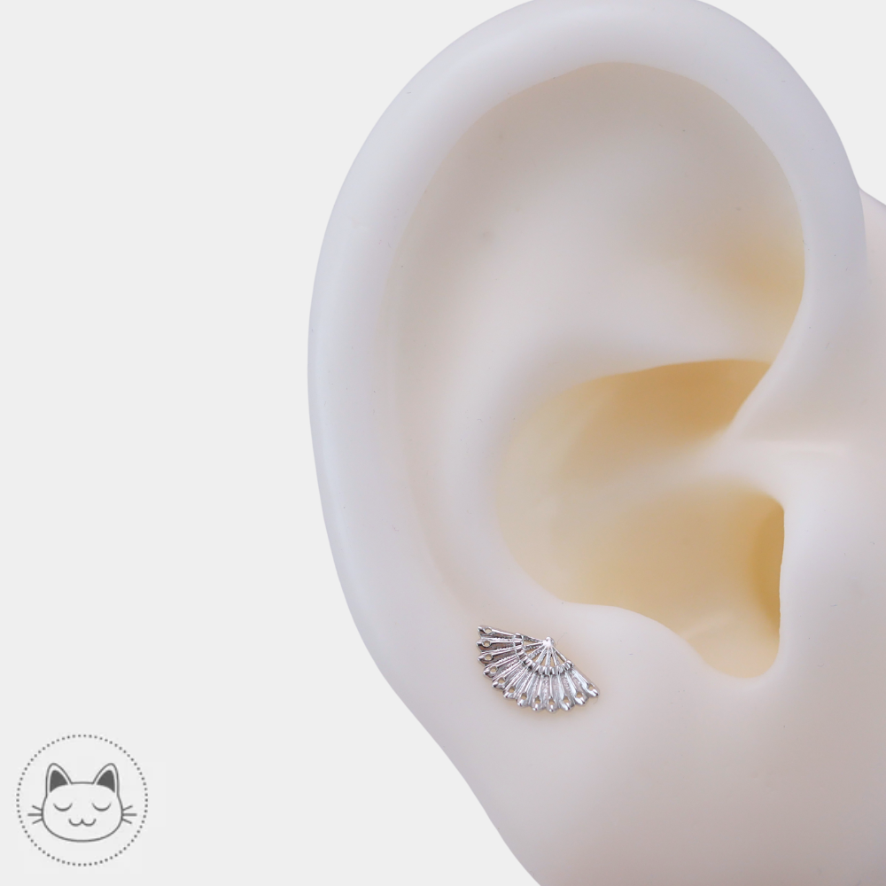 Naga Jewelry - Edena - Or 14 carats Kawaii Place piercing