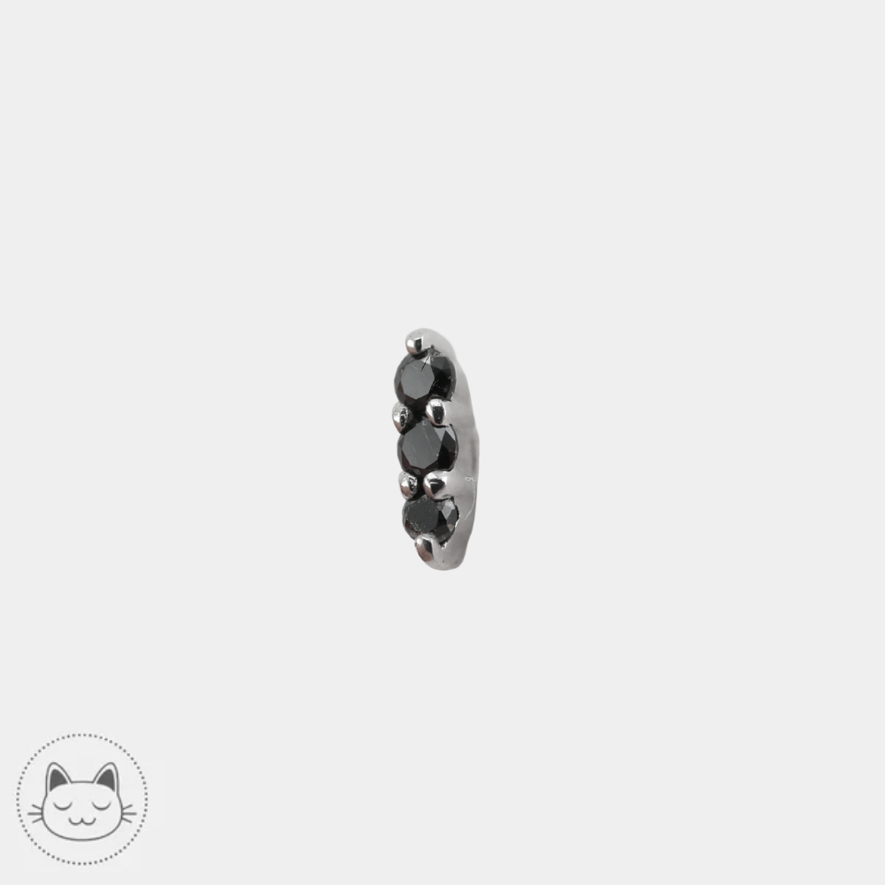 Buddha Jewelry - Mishka 3 - Or & Diamants noirs