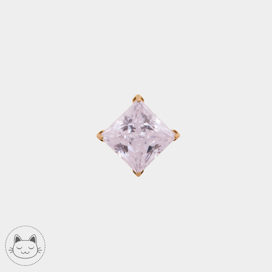 NeoMetal - Cabochon - Zircon Princesse Blanc