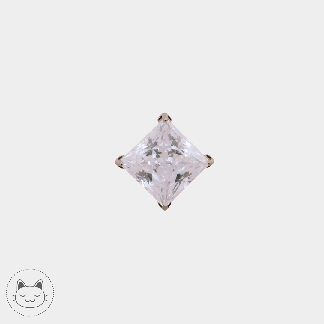 NeoMetal - Cabochon - Zircon Princesse Blanc