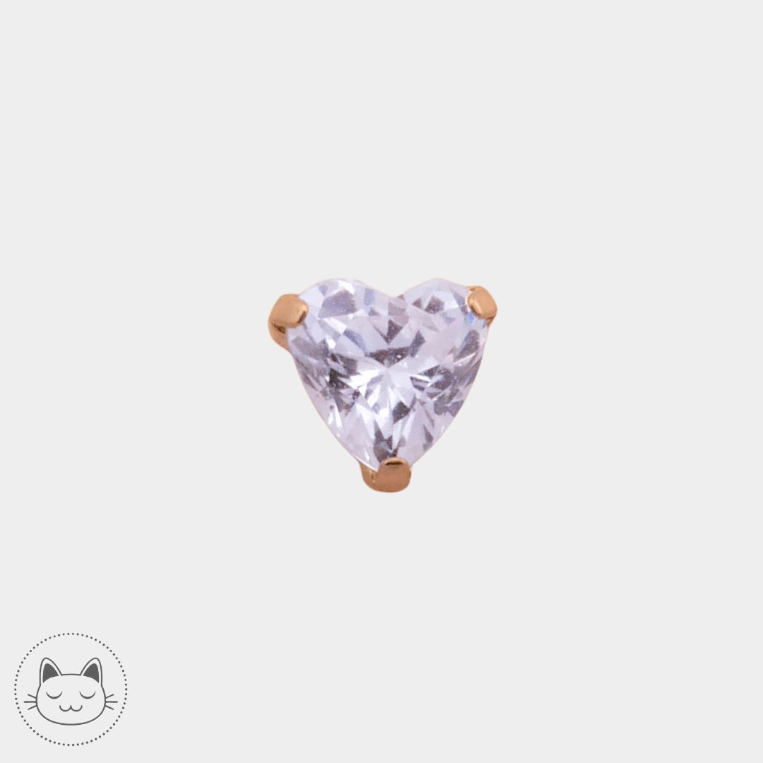 NeoMetal - Prong Drop - White Zircon.