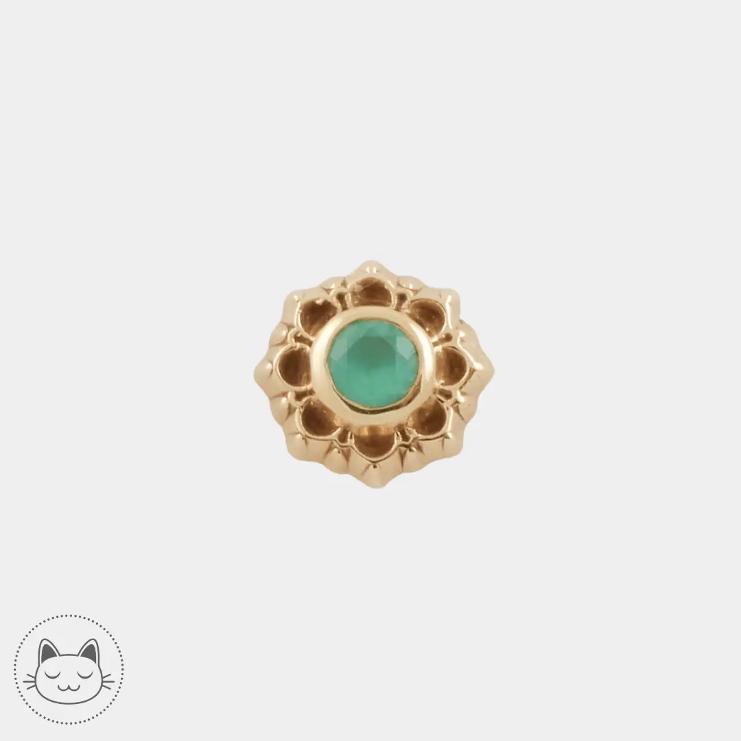 Sacred Symbols - S047 - Chrysoprase - Kawaii Place piercing