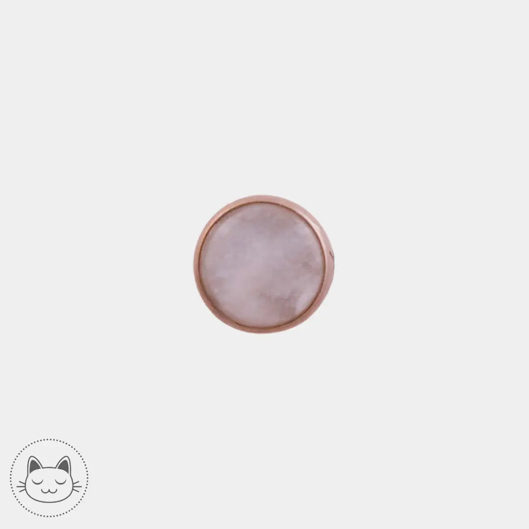NeoMetal - Cabochon - Pierre de lune 4 mm Kawaii Place piercing