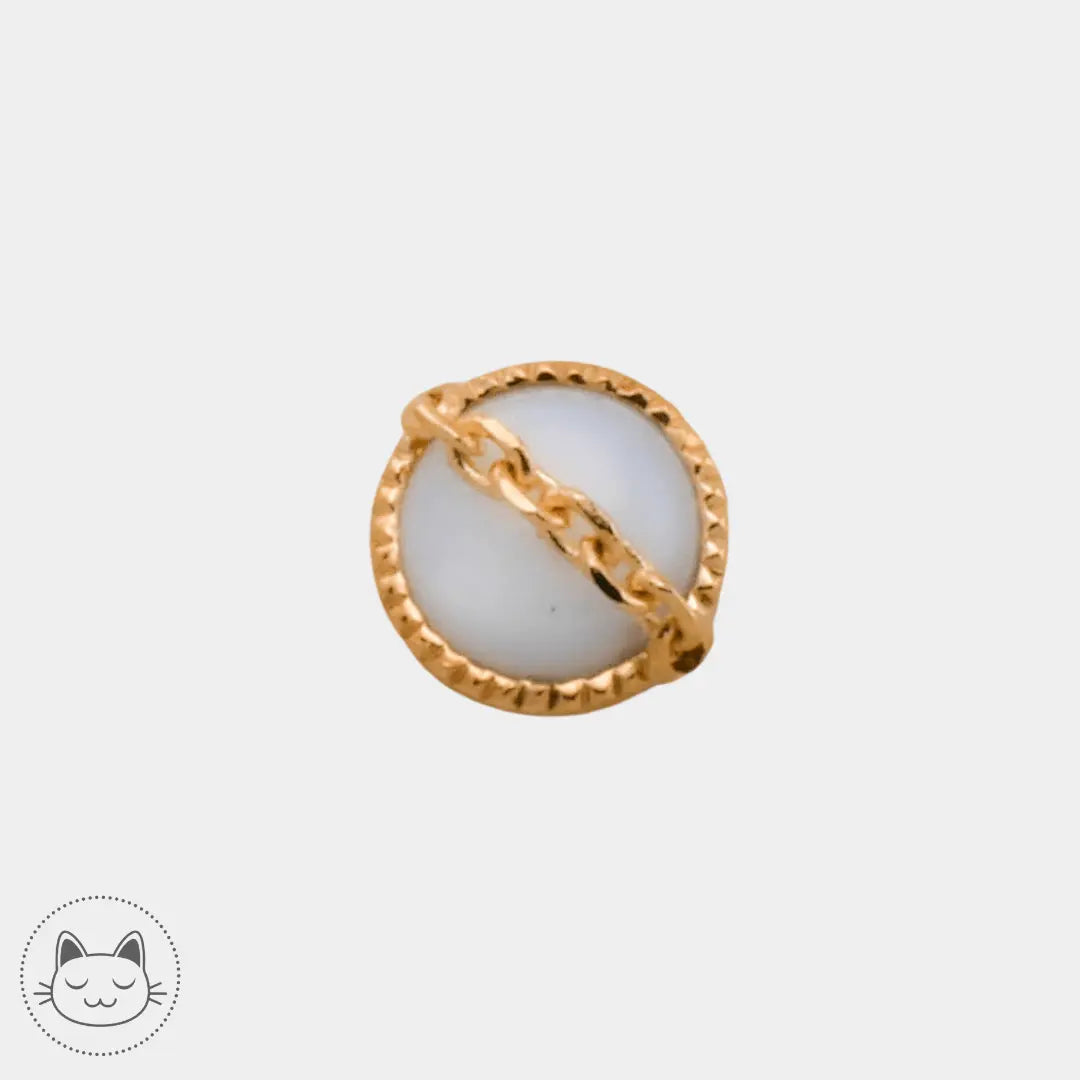 Auris- Cabochon "Elemence"- Perle - Kawaii Place piercing