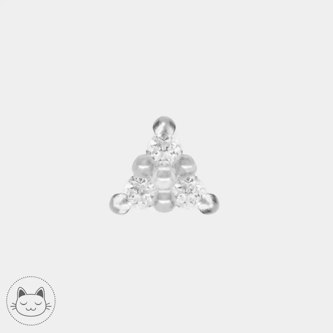 Buddha Jewelry - Vibe - Diamant Kawaii Place piercing