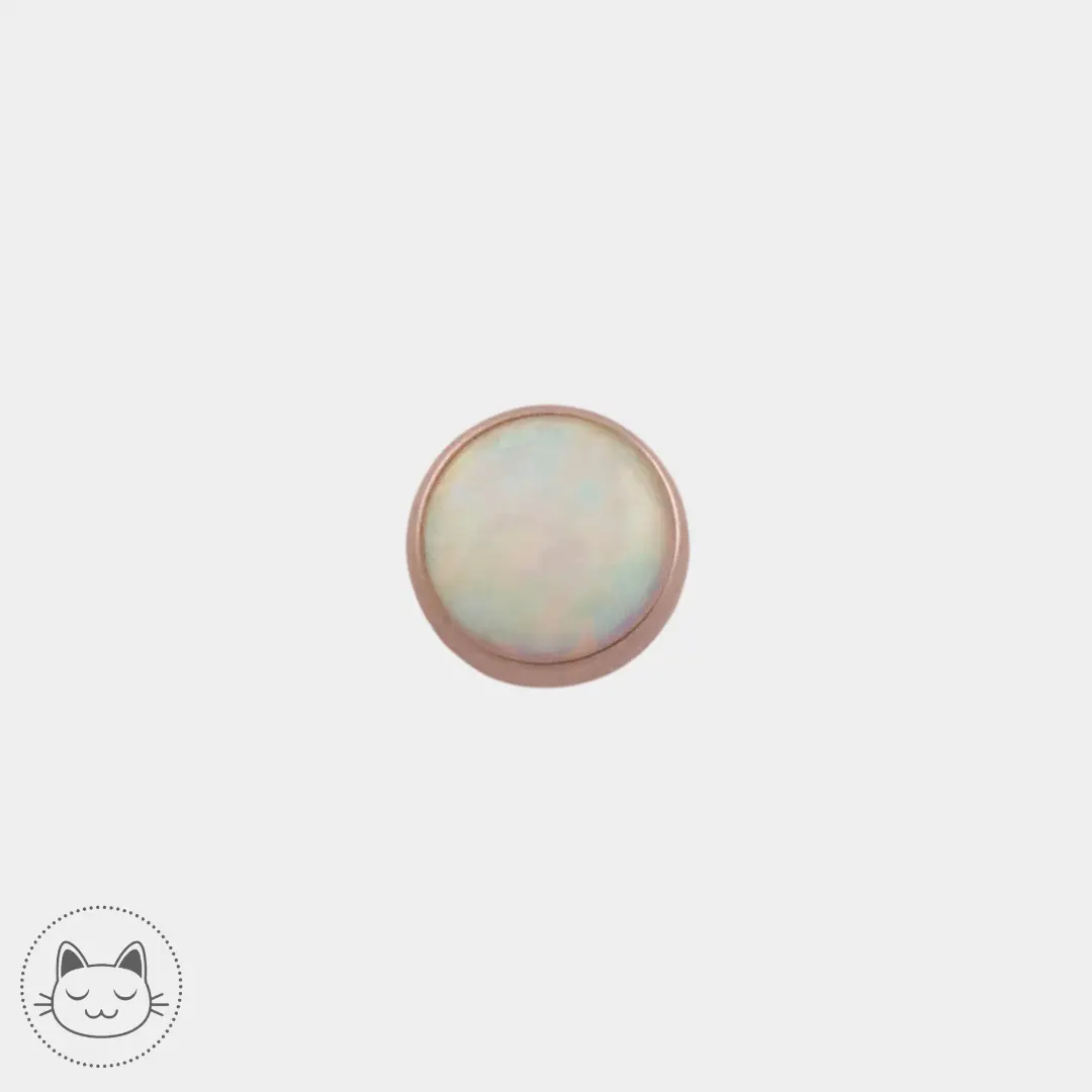 NeoMetal - Cabochon - Opaline 5 mm - Kawaii Place piercing