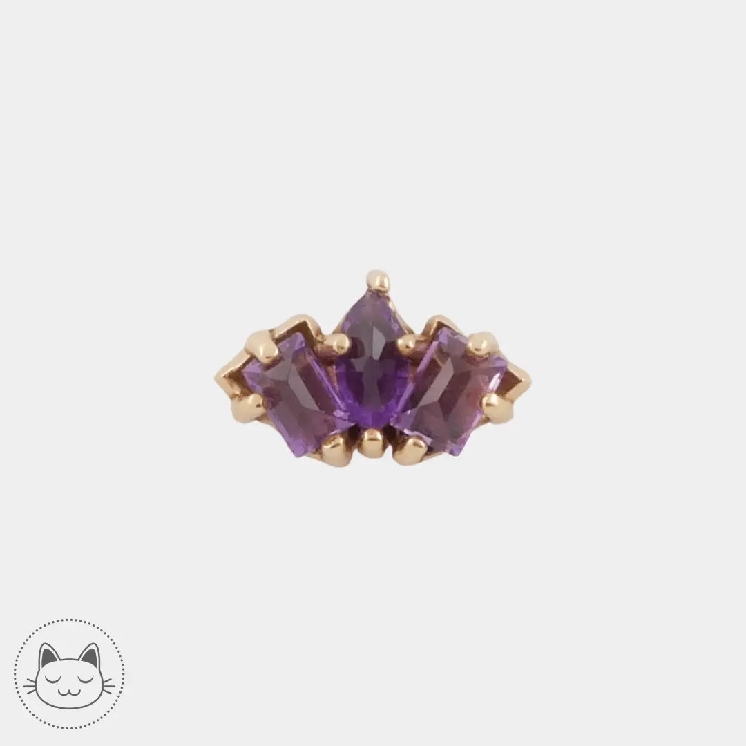 Sacred Symbols - S001 - Améthyste - Kawaii Place piercing