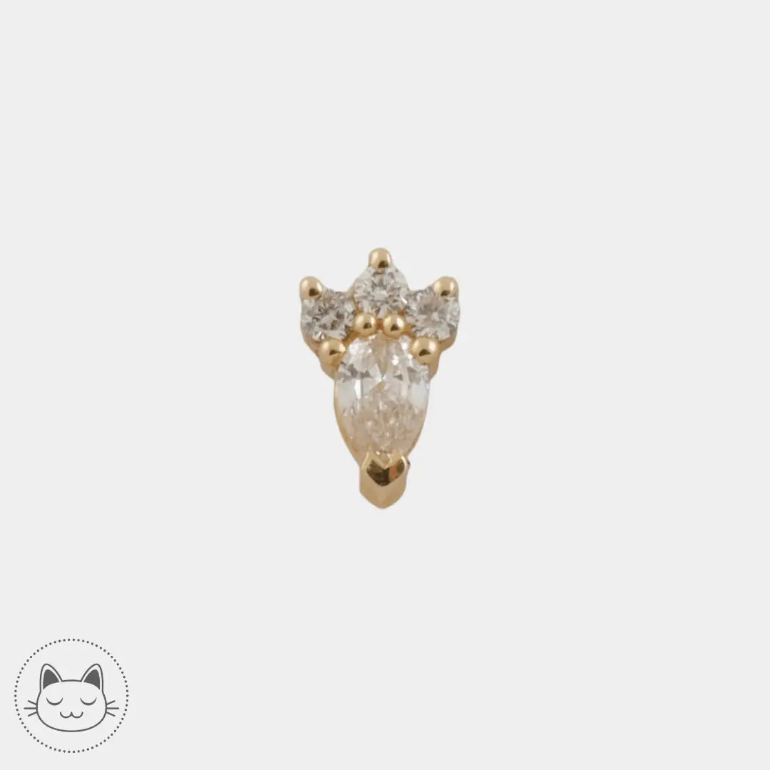 BVLA - Daphne - Diamants - Kawaii Place piercing