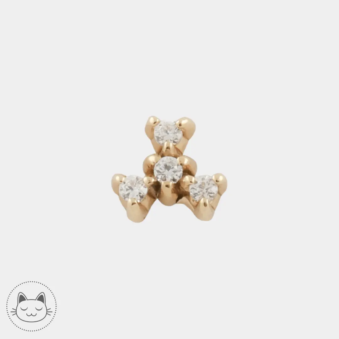 Sacred Symbols - S028 - Zircon Blanc - Kawaii Place piercing