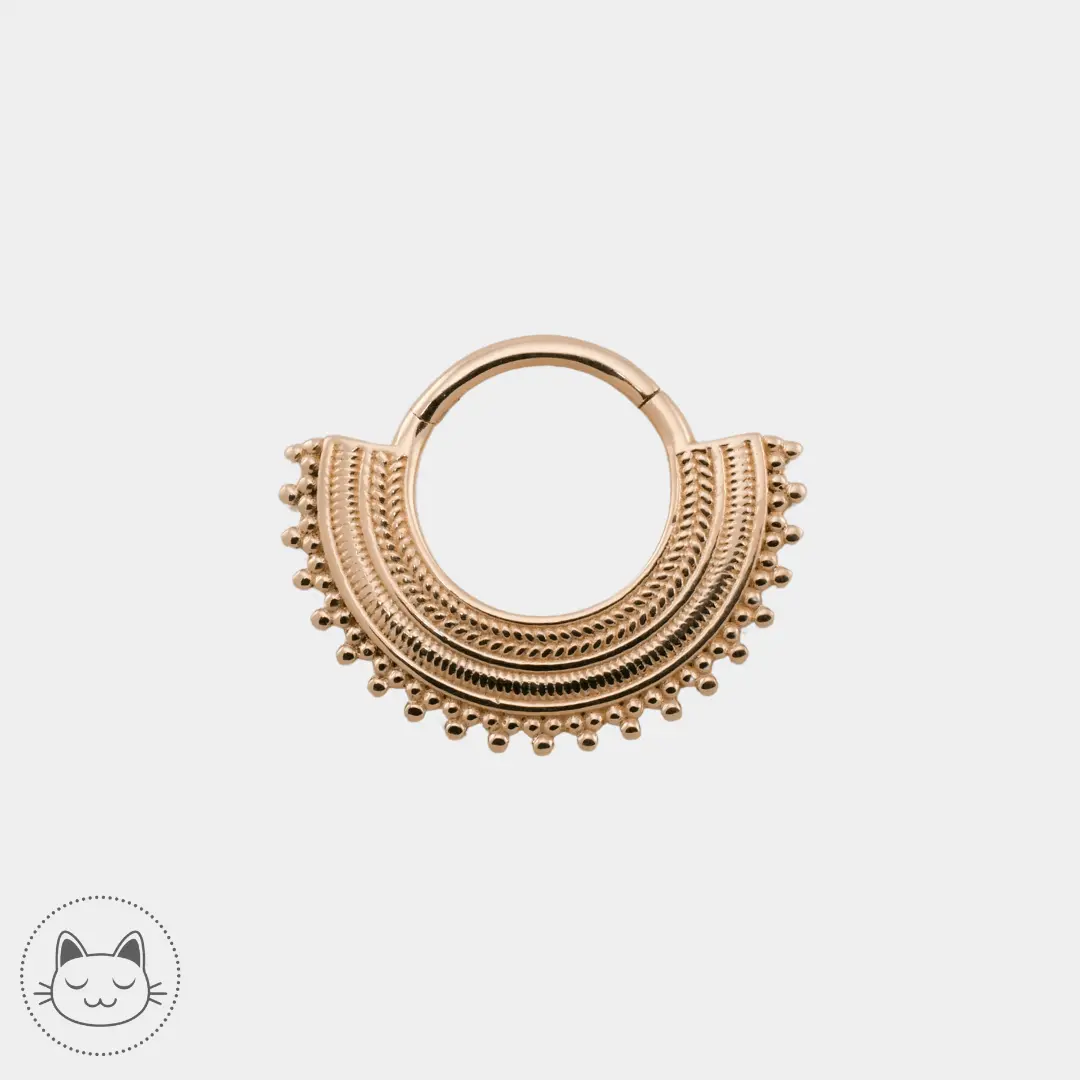 Naga - Clicker NG06 - Or jaune - Kawaii Place piercing