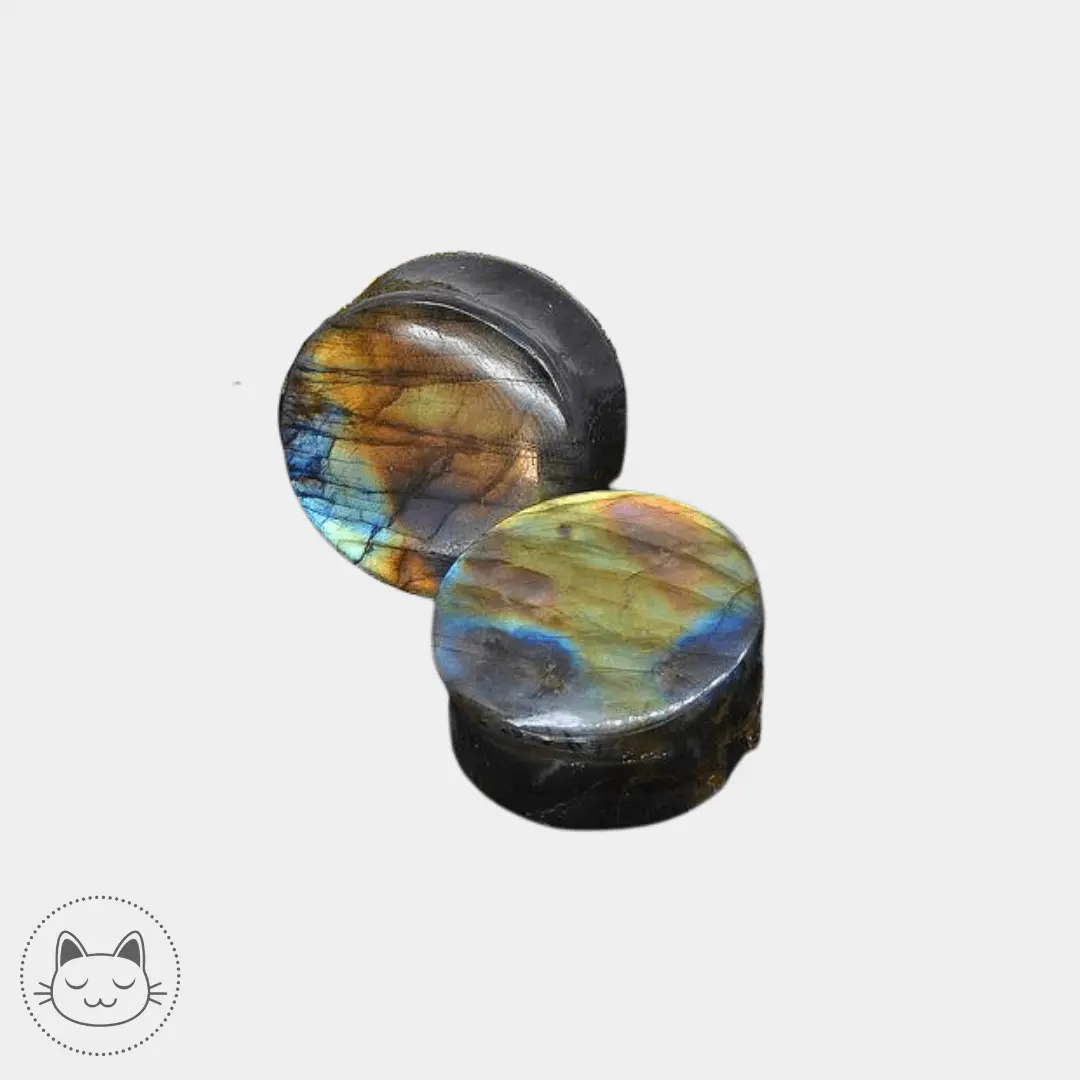 Naga - Plug - Labradorite - Kawaii Place piercing