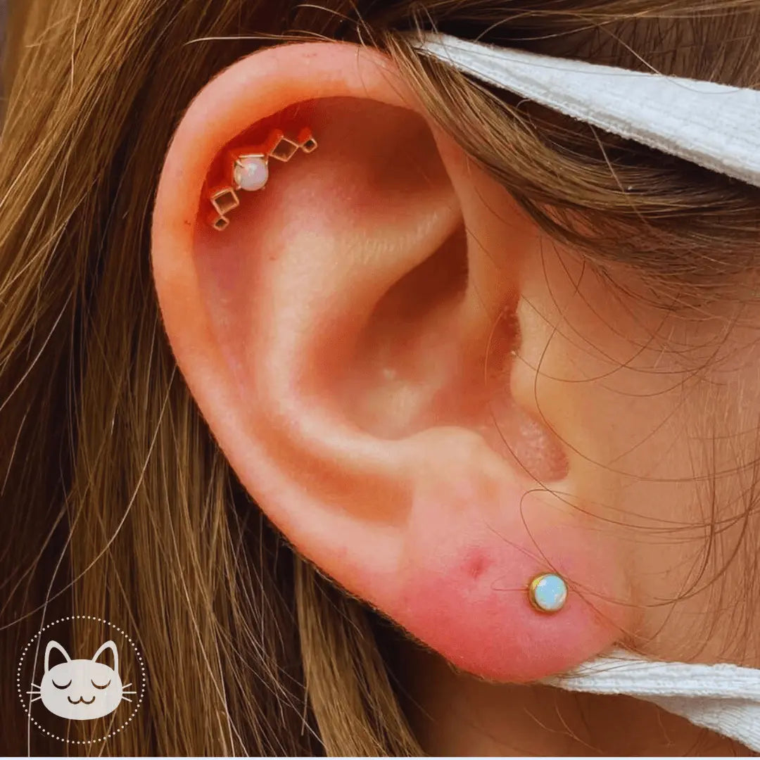 Sacred Symbols - S015 - Opale Blanche - Kawaii Place piercing
