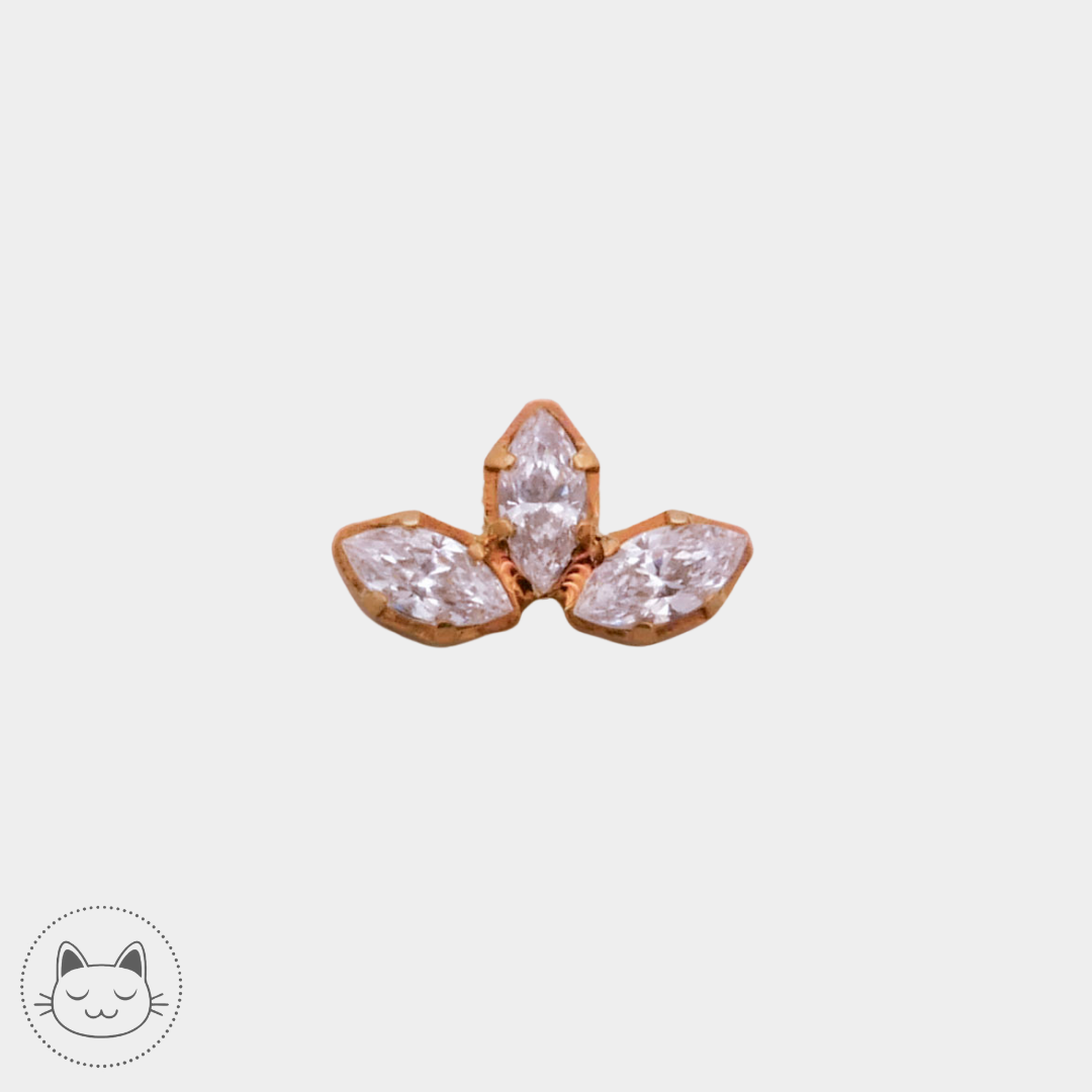 IS - Marquise Zircon Blanc