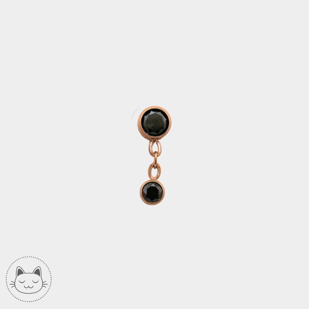 NeoMetal - Prong Drop - Champagne Zircon
