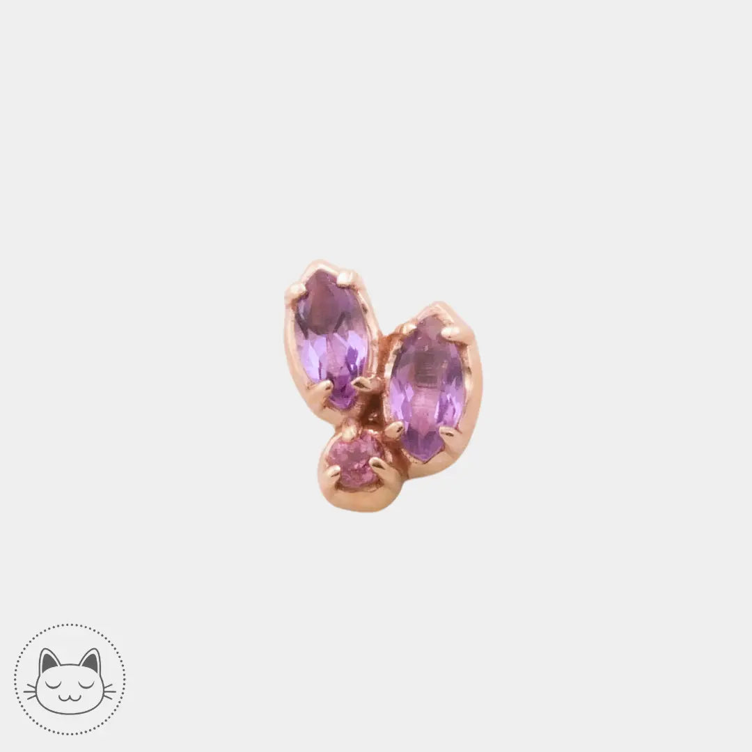 Sacred Symbols - ND8 - Améthyste Kawaii Place piercing