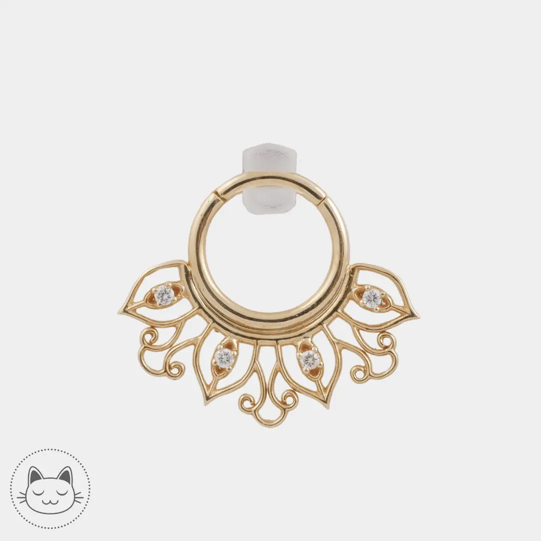 BVLA - Lilac - Diamants blancs - Kawaii Place piercing