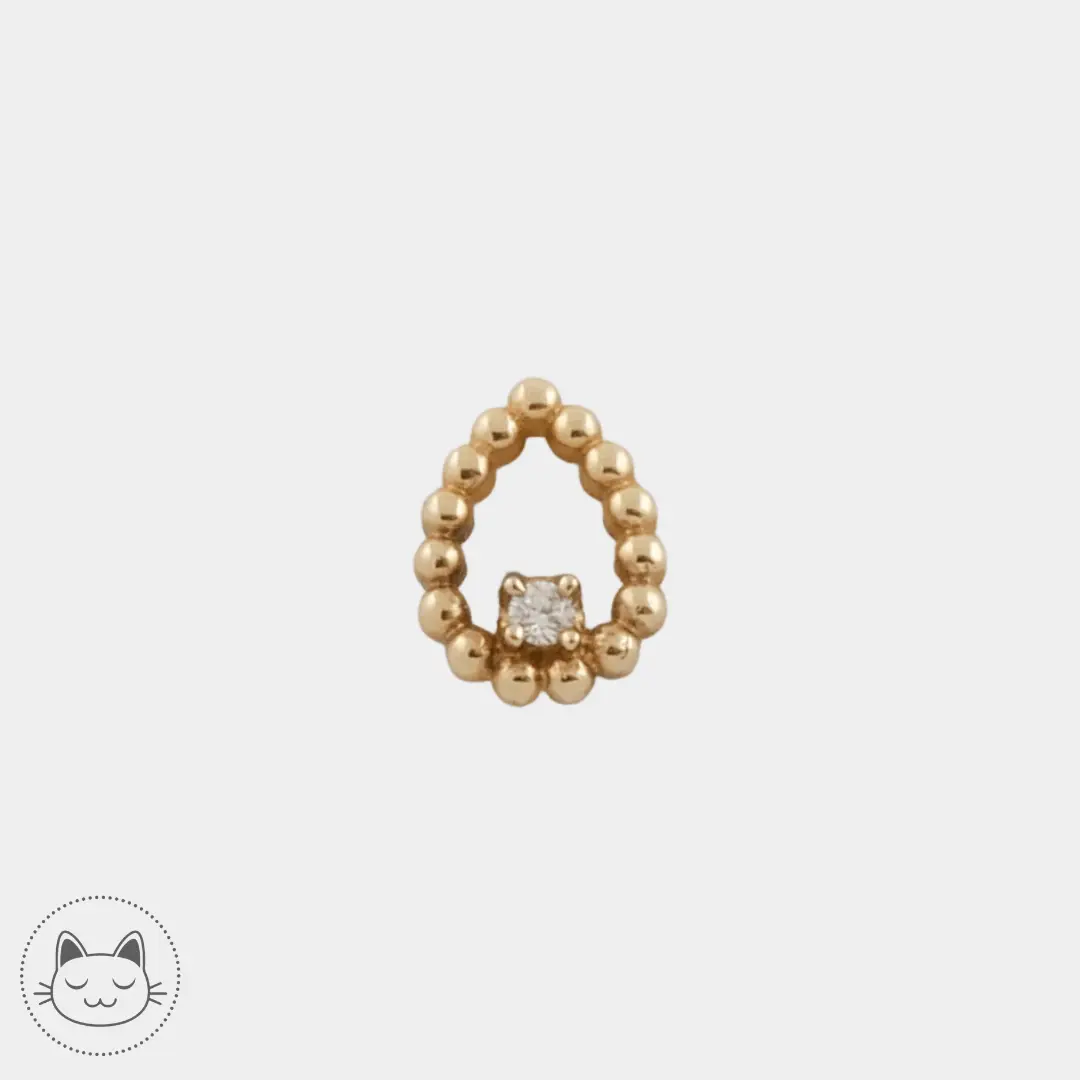 BVLA - Sophie Tear - Diamant blanc - Kawaii Place piercing