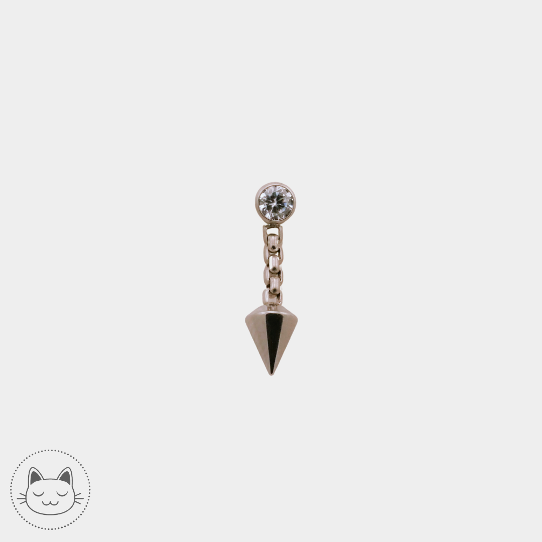NeoMetal - Prong Drop - Champagne Zircon