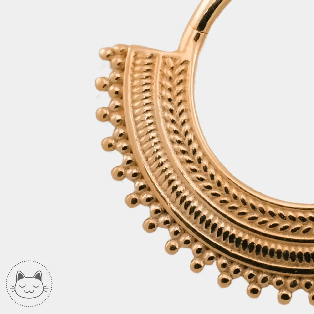 Naga - Clicker NG06 - Or jaune - Kawaii Place piercing