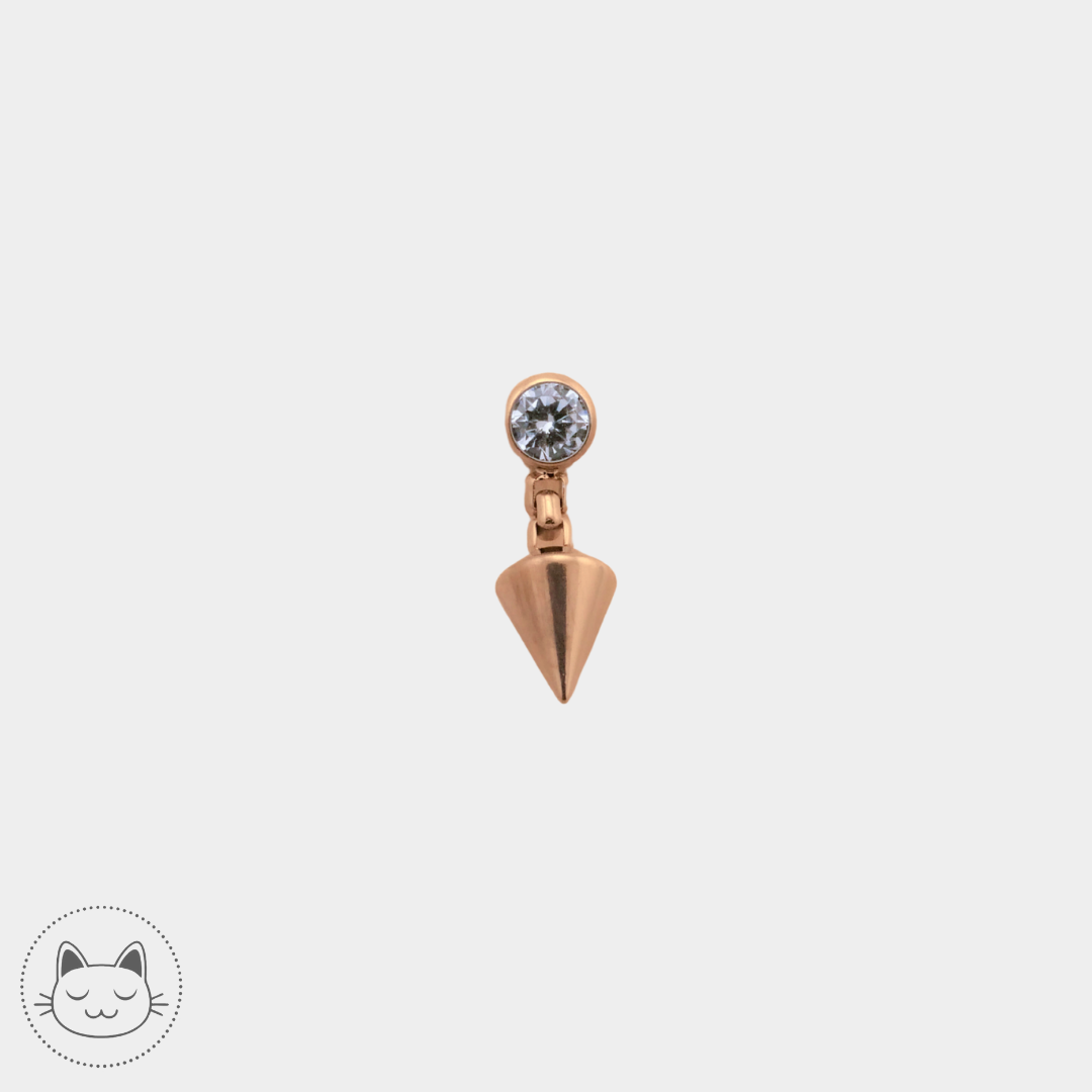NeoMetal - Prong Drop - Champagne Zircon