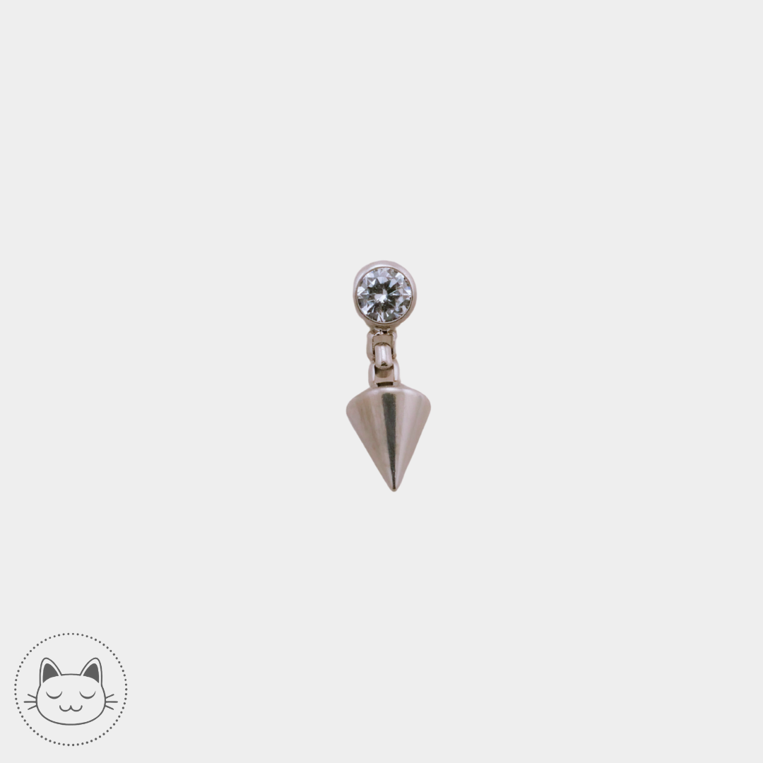 NeoMetal - Prong Drop - Champagne Zircon
