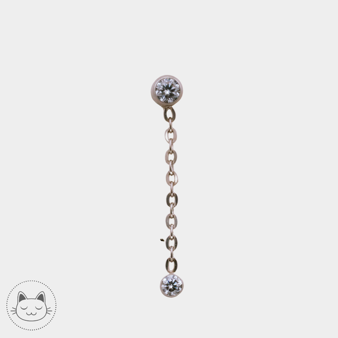 NeoMetal - Prong Drop - Champagne Zircon