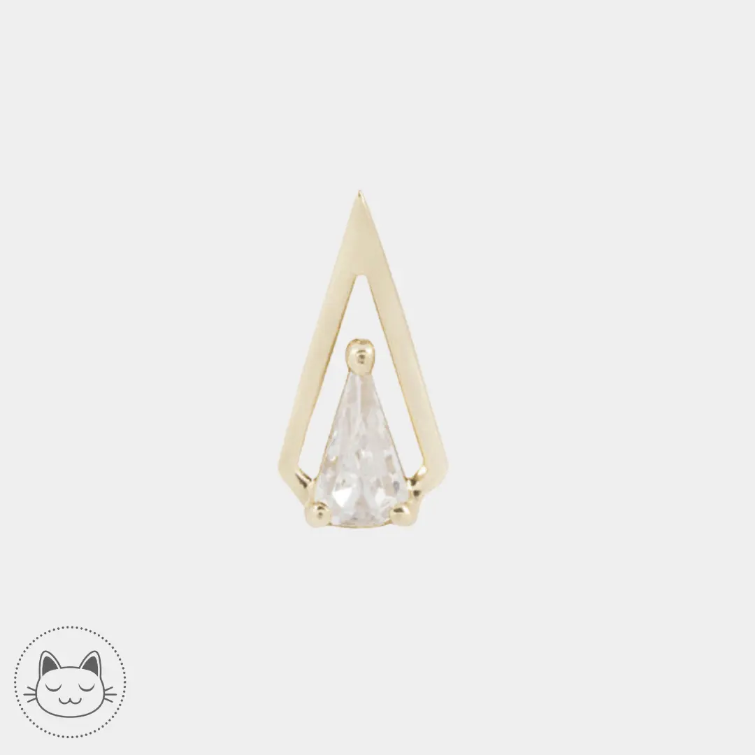 Buddha Jewelry - Arthaus - Zircon Blanc - Kawaii Place piercing