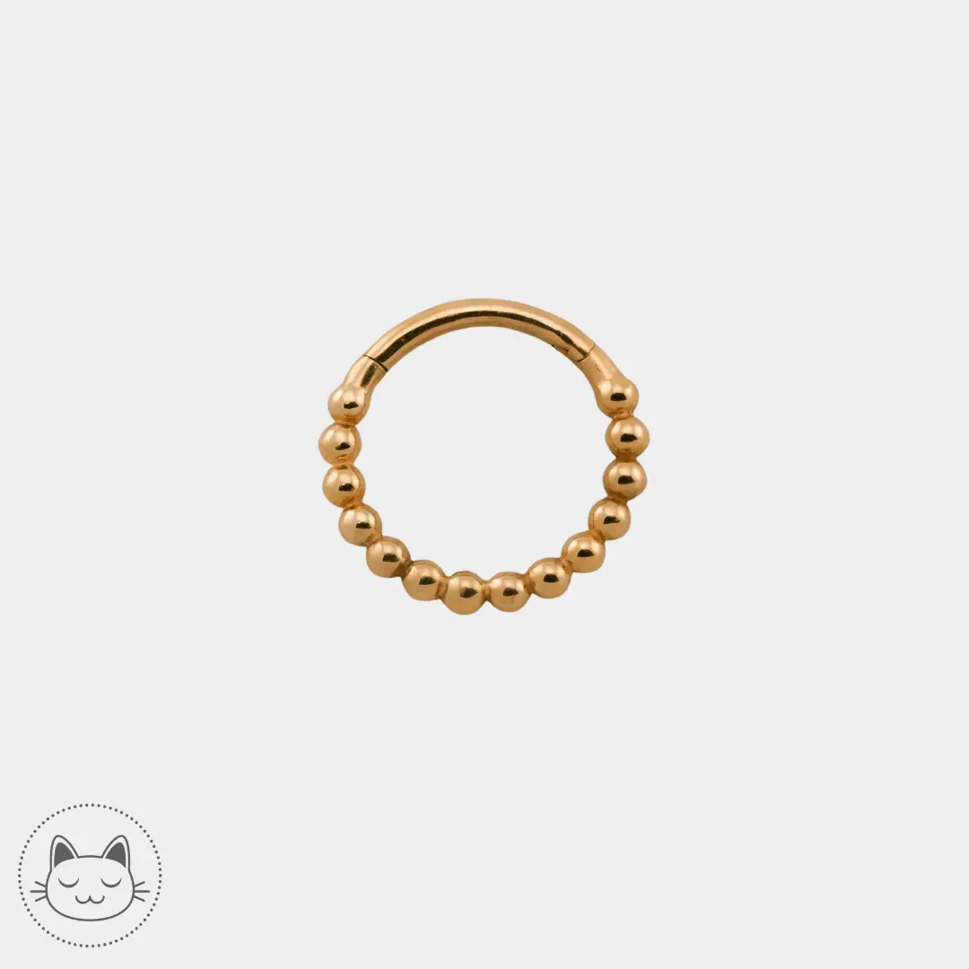 Naga - Clicker NG01 - Or jaune - Kawaii Place piercing