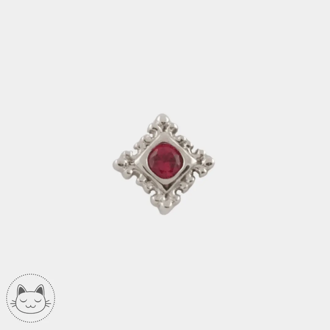 BVLA - Flourish Illusion - Rubis - Kawaii Place piercing