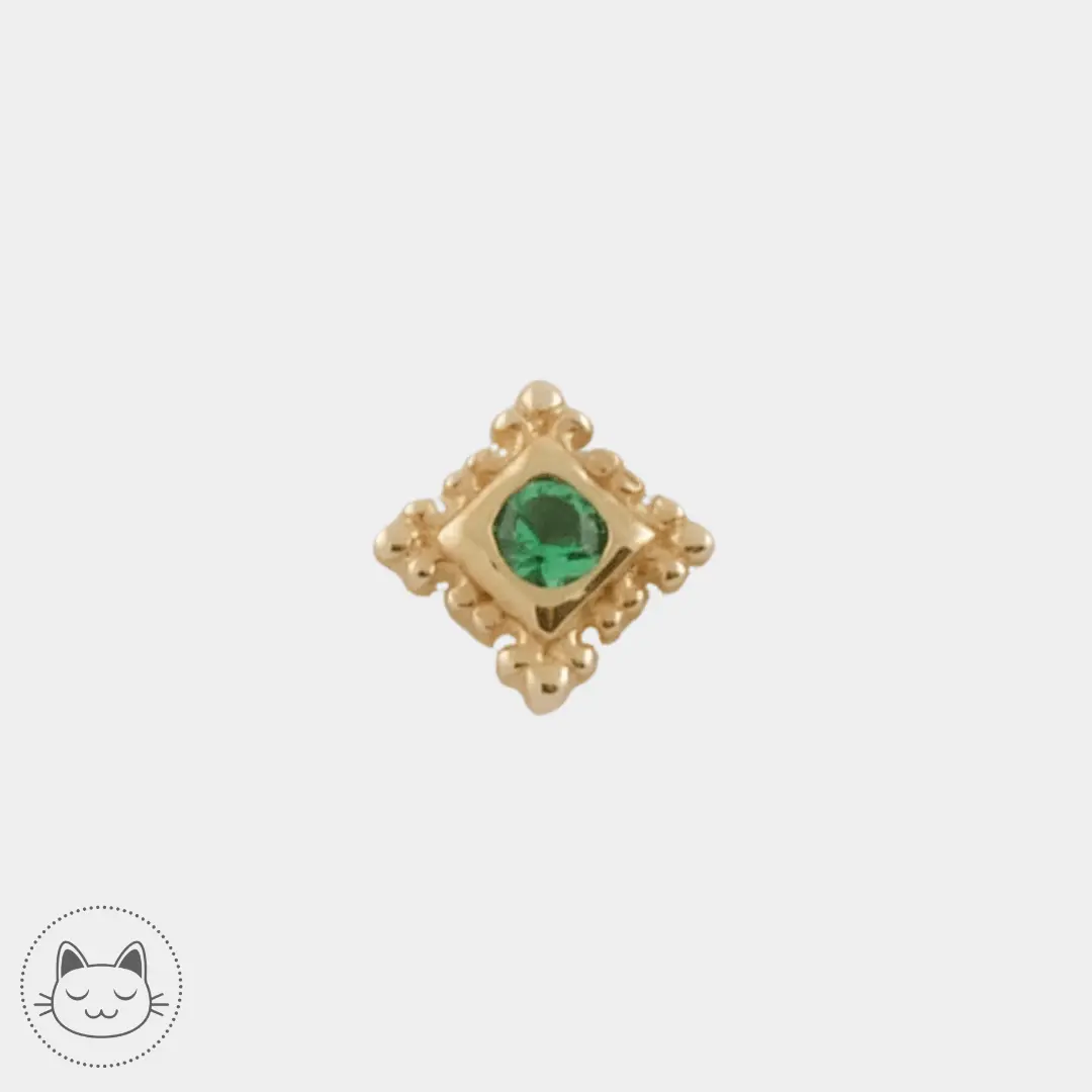 BVLA - Flourish Illusion - Emeraude - Kawaii Place piercing