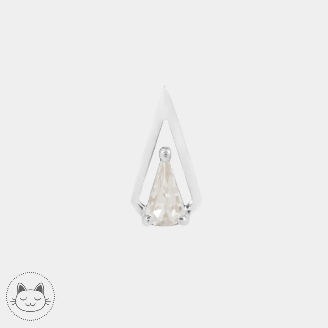 Buddha Jewelry - Arthaus - Zircon Blanc - Kawaii Place piercing