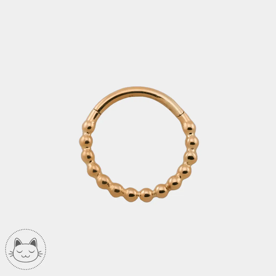 Naga - Clicker NG01 - Or jaune - Kawaii Place piercing