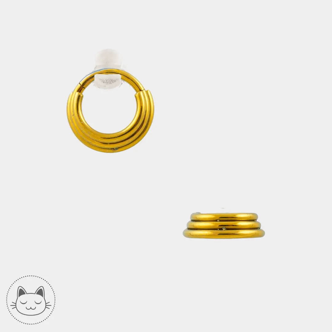 Anneau Titane - Triple - Kawaii Place piercing