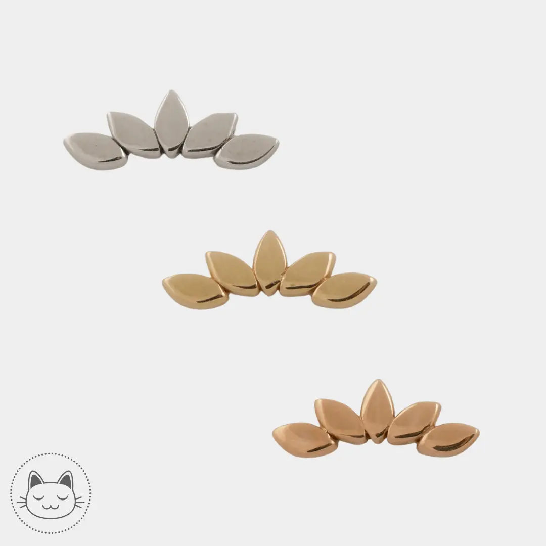 BVLA Flat Serenity en or 14 carats 13 x 4 mm