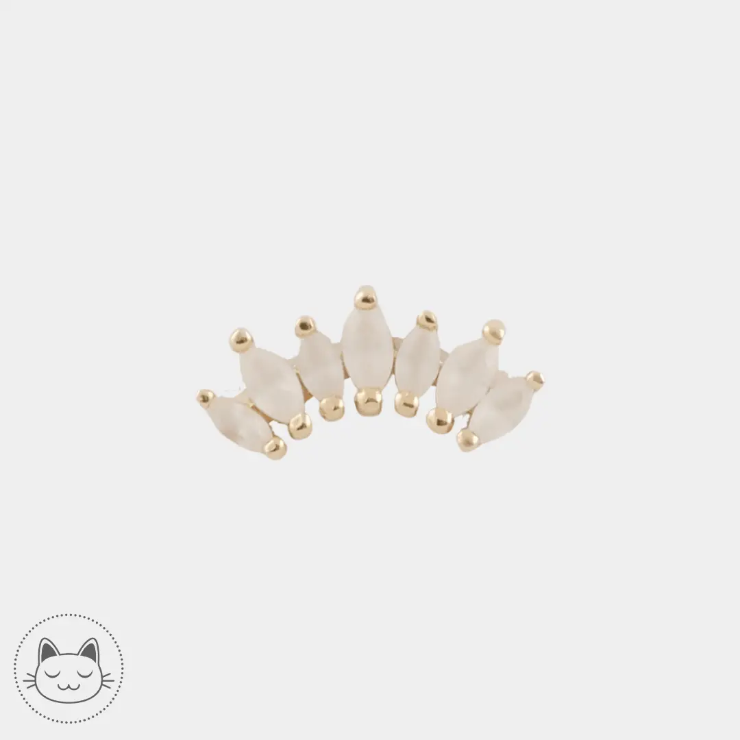 BVLA - Tiny Athena - Zircons sablés - Kawaii Place piercing