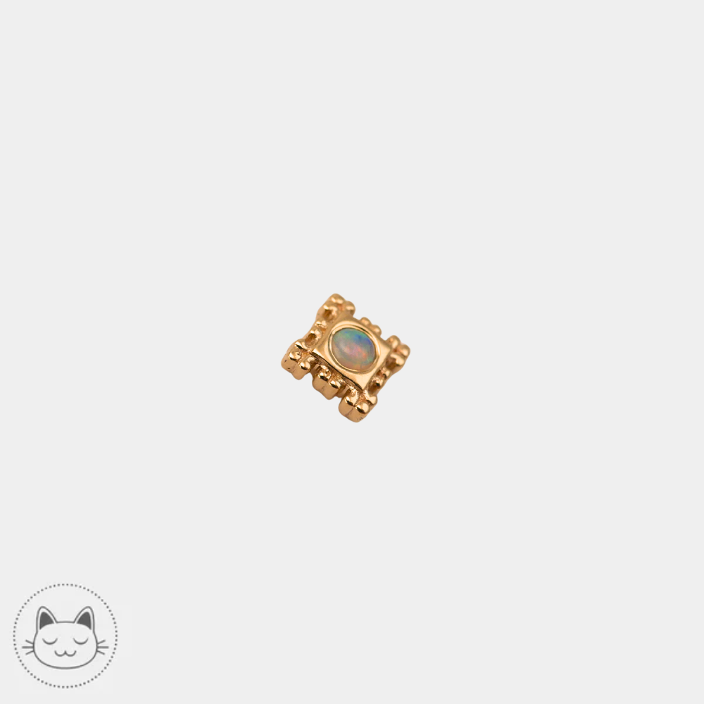 Bijou BVLA en or massif 14k avec opale AAA