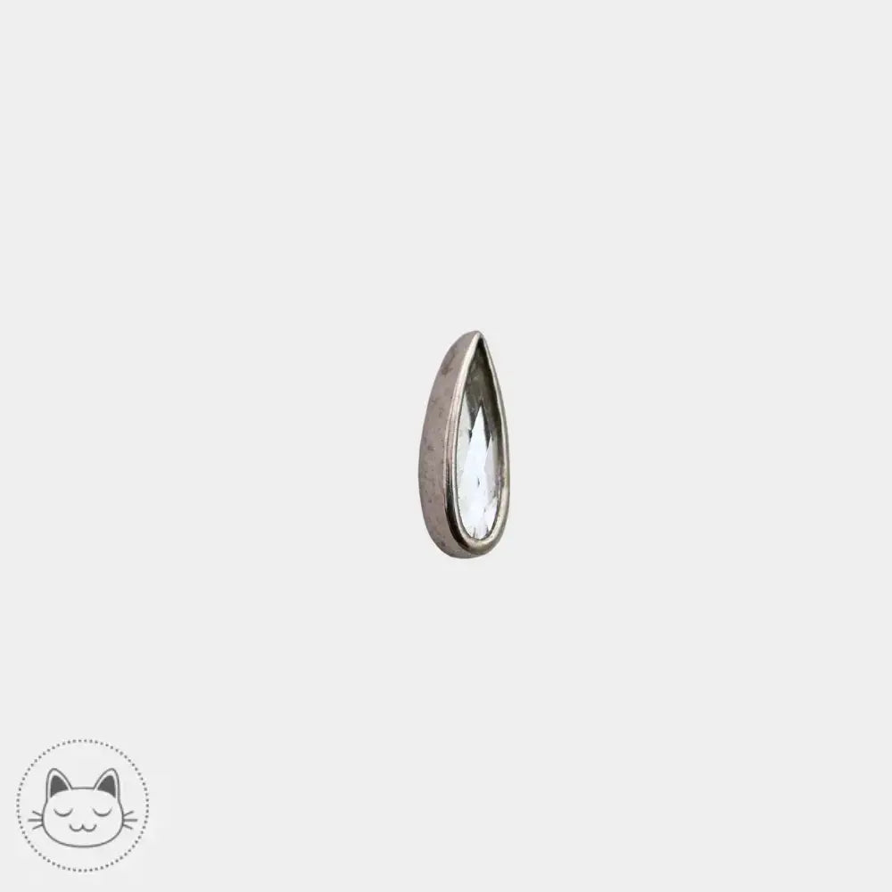 Auris zircon blanc pour piercings médusa lobe helix