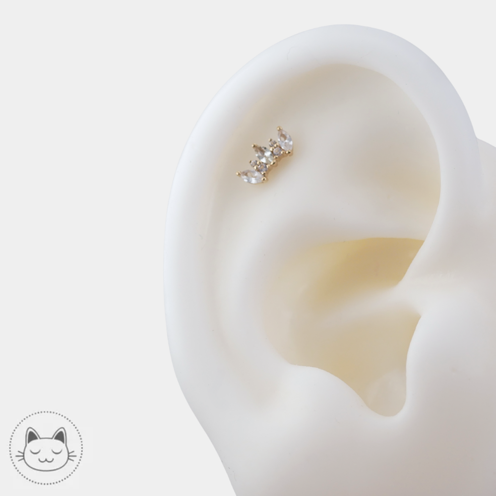 Buddha Jewelry Alice dimensions 4 x 7,3 mm