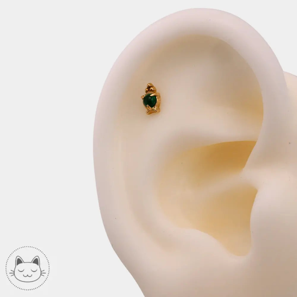 ND17 émeraude bijou universel or 14k