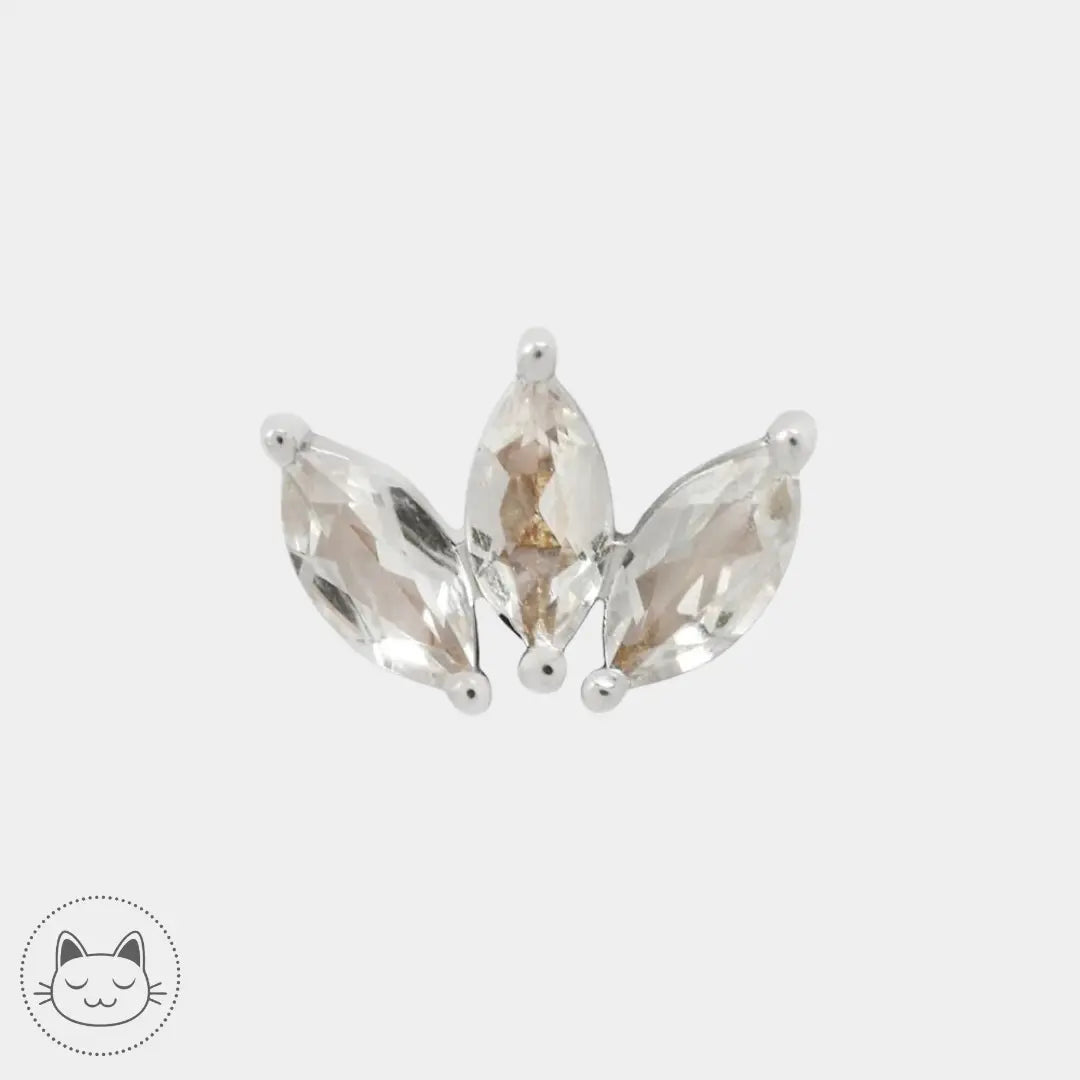 Mini Moet Buddha Jewelry en or 14 carats avec cristaux Swarovski